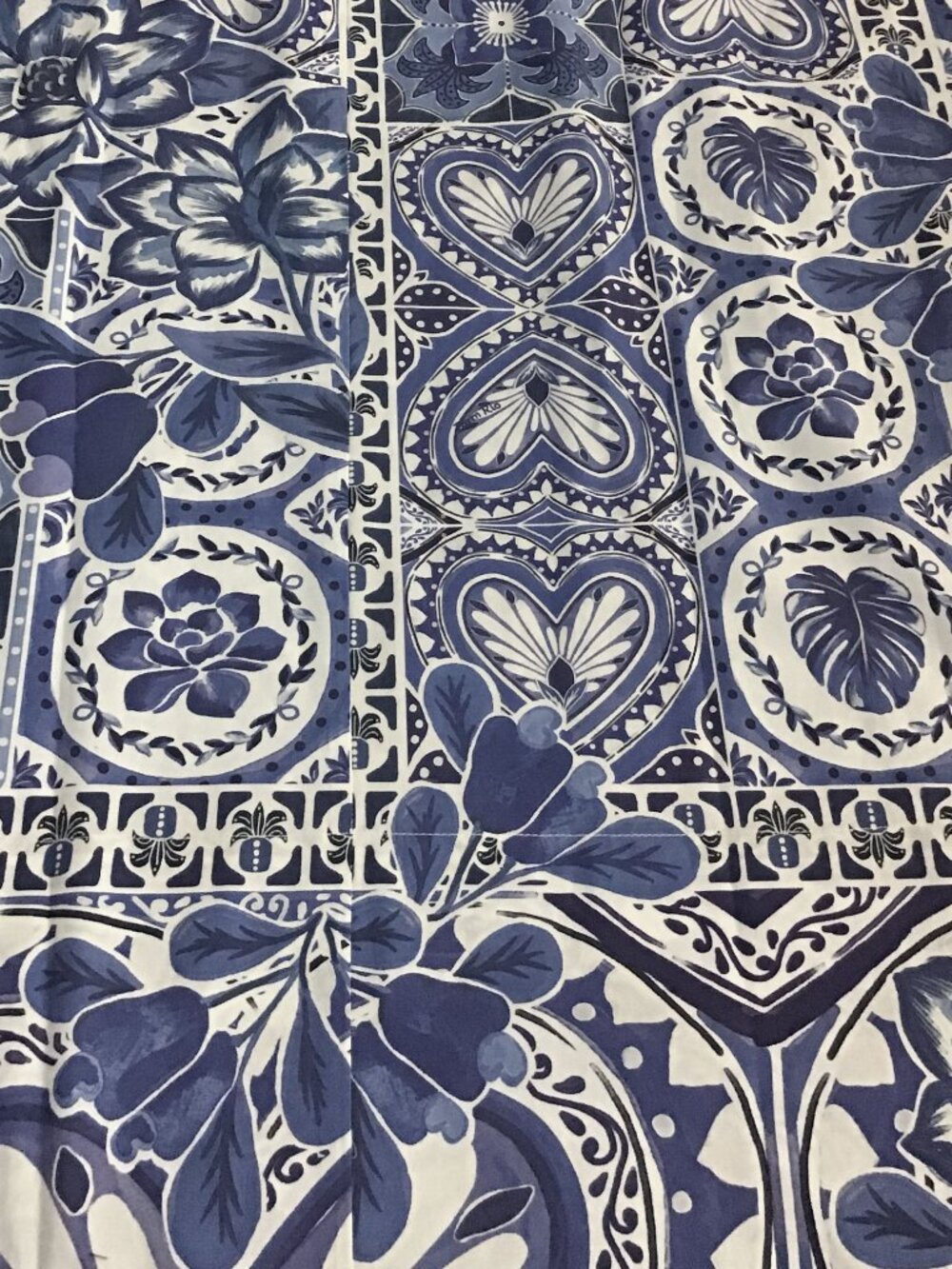 Farm Rio Blue Tile Dream Sleeveless Maxi Dress - Picture 12 of 16